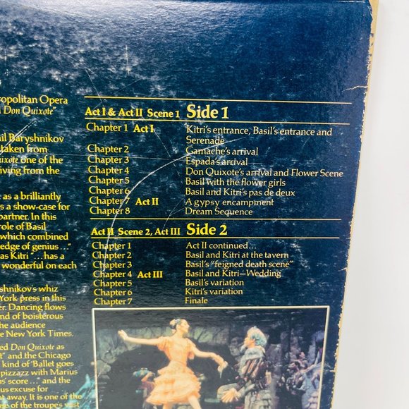 Laserdisc Don Quixote Ballet Kitri's‎ Wedding American Ballet Theatre SM078-0011 - Picture 9 of 14